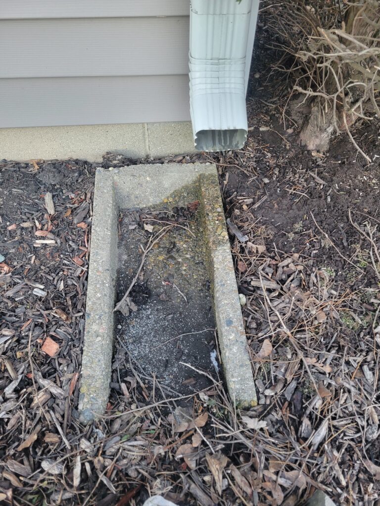 Gutters without downspouts can cause foundation problems