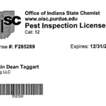 Justin Taggart - WDO Termite License